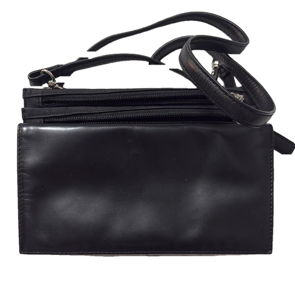 Elegant Black Leather Women's Bag